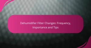 Dehumidifier Filter Changes: Frequency, Importance and Tips